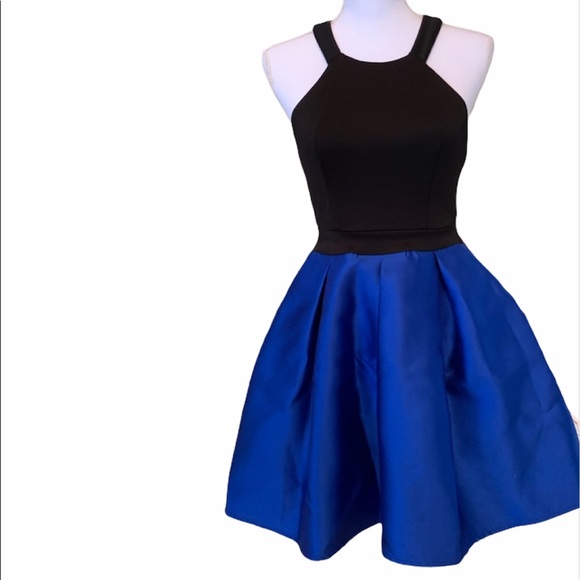 HALTER SPECIAL OCCASION COCKTAIL DRESS - Picture 3 of 9